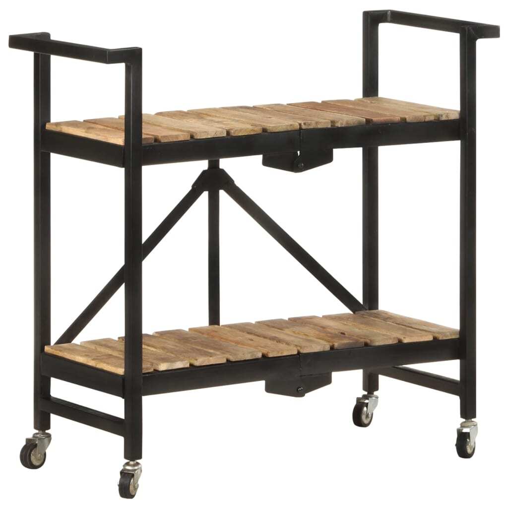 Kitchen Trolley 87 by 36 by 81 cm Solid