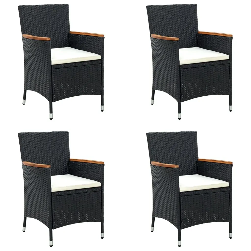 Garden Dining Chairs Poly Rattan