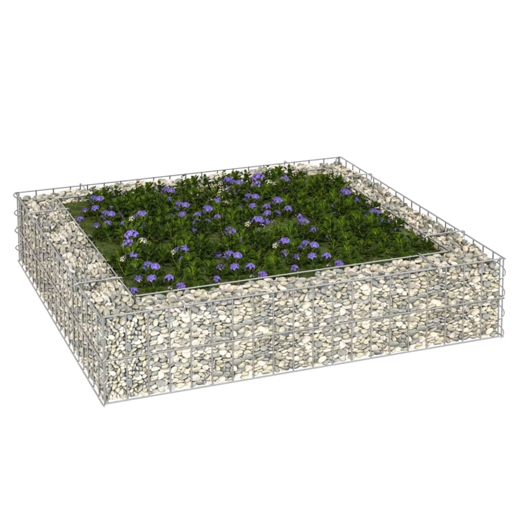 Gabion Raised Bed Galvanised Steel Gabion Garden Beds