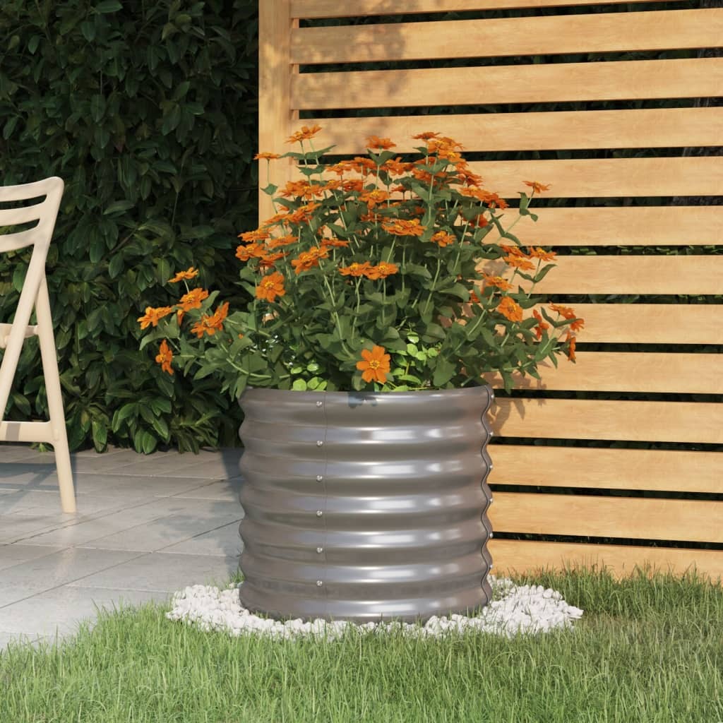 Garden Planter Powder-coated Steel Steel Raised Garden Beds