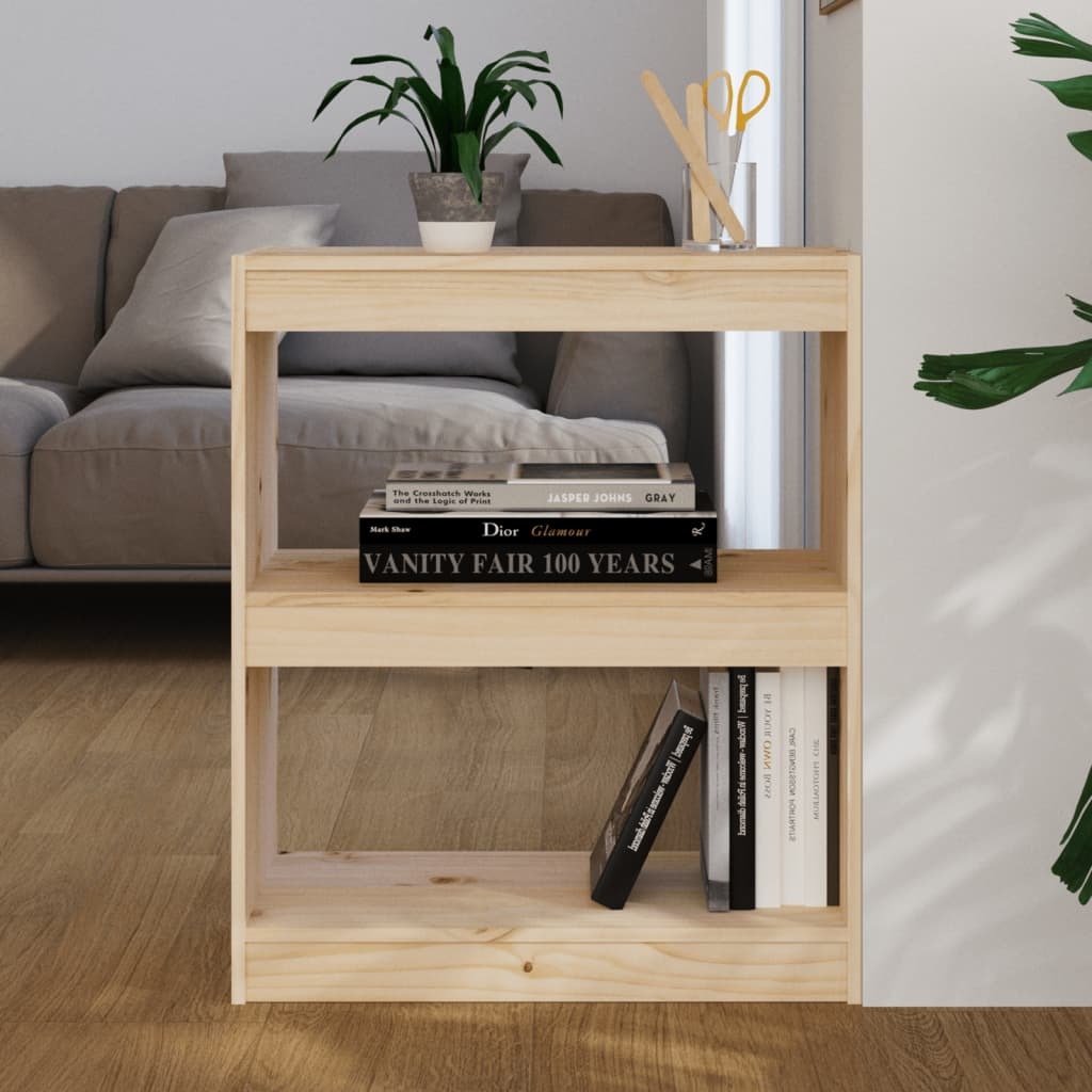 Tranent Book Cabinet Room Divider Solid Wood Pine
