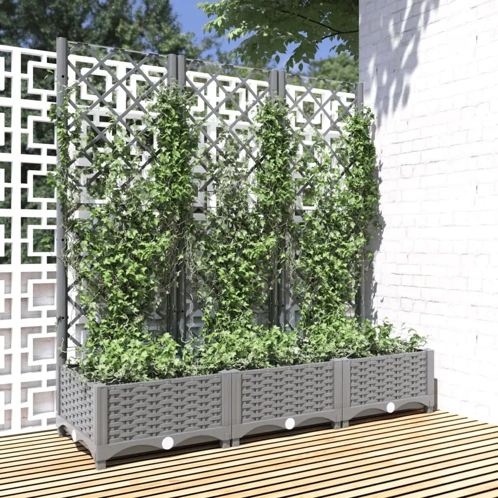 Garden Planter with Trellis PP Trellis Planter Range 3