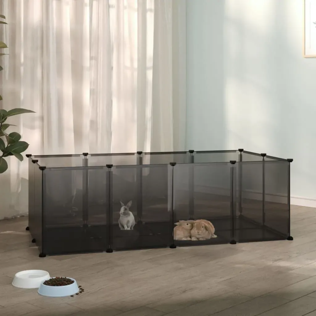 Small Animal Cage 144 by 74 by 46.5 cm PP and Steel
