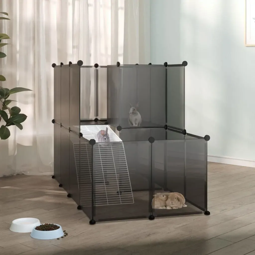 Small Animal Cage 142 by 74 by 93 cm PP and Steel
