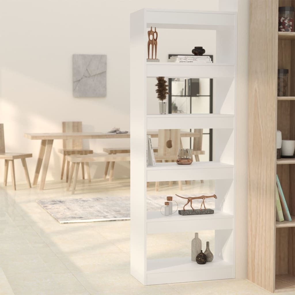 Portlethen Book Cabinet Room Divider 60 by 30 by 166 cm Engineered Wood