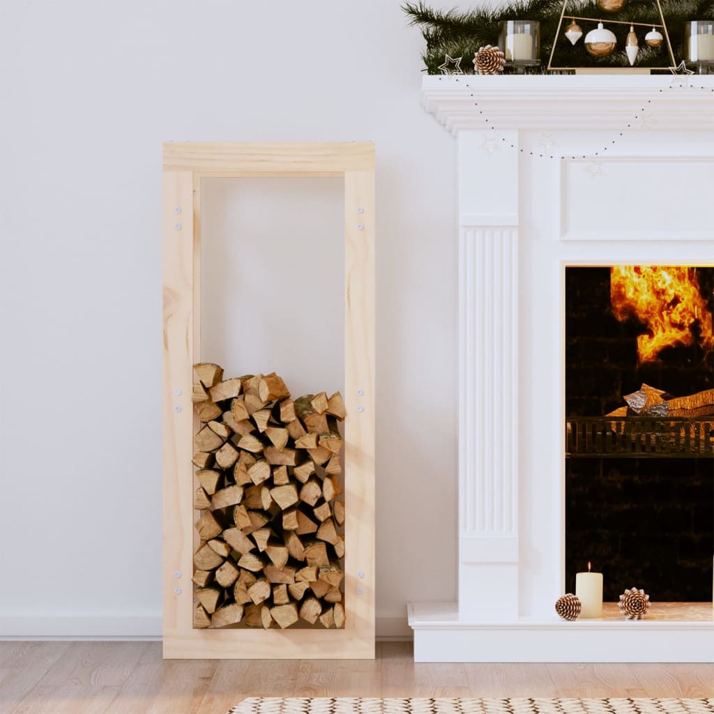 Firewood Rack Solid Wood Pine Fireplace & Wood Stove Accessories