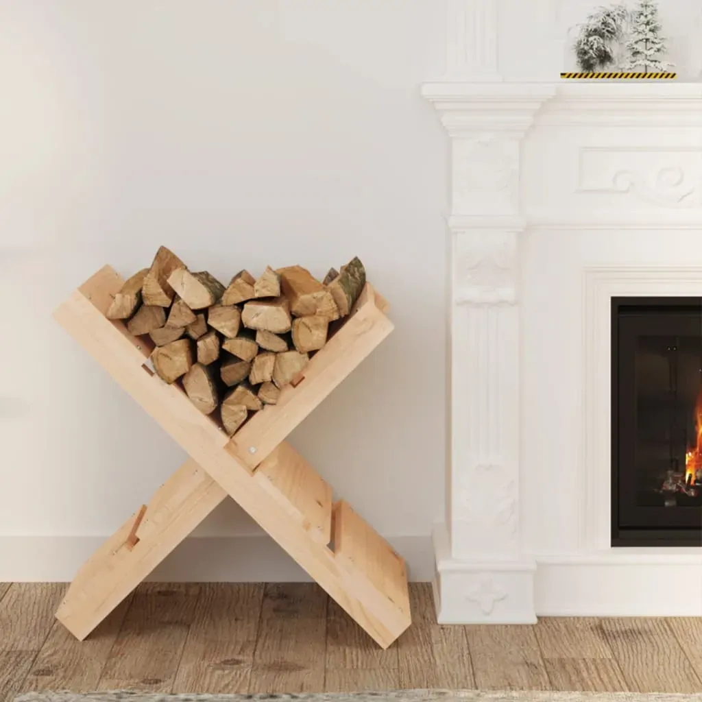 Log Holder Solid Wood Pine
