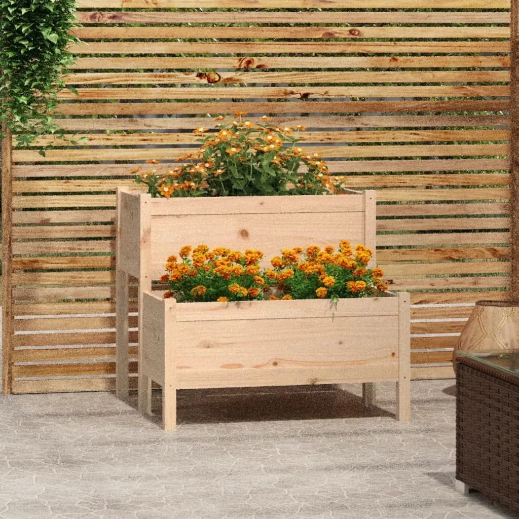Planter Solid Wood Pine Wood Plant Pot Range 3