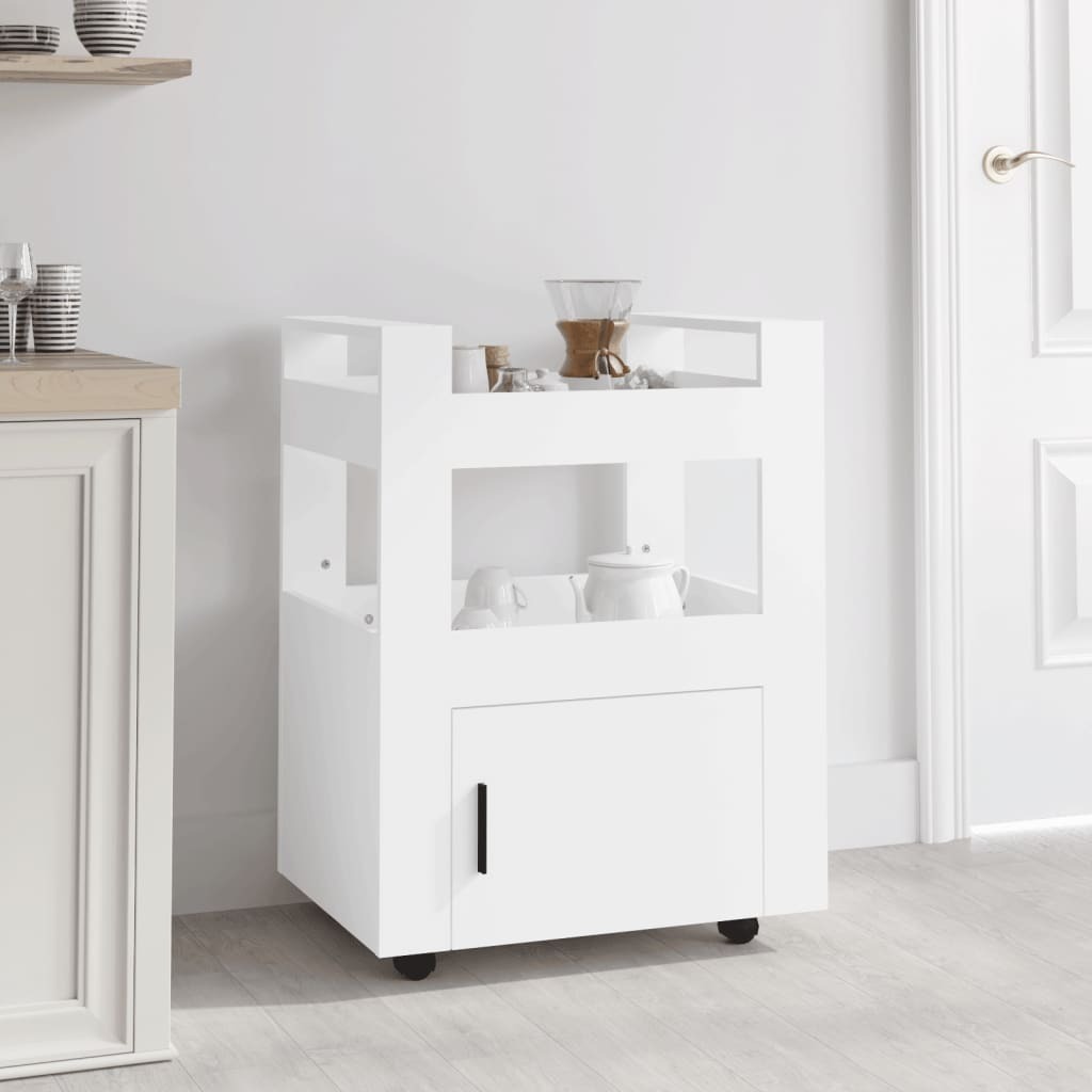 Kitchen Trolley 60 by 45 by 80 cm Engineered Wood Kitchen Islands & Trolleys Range 2