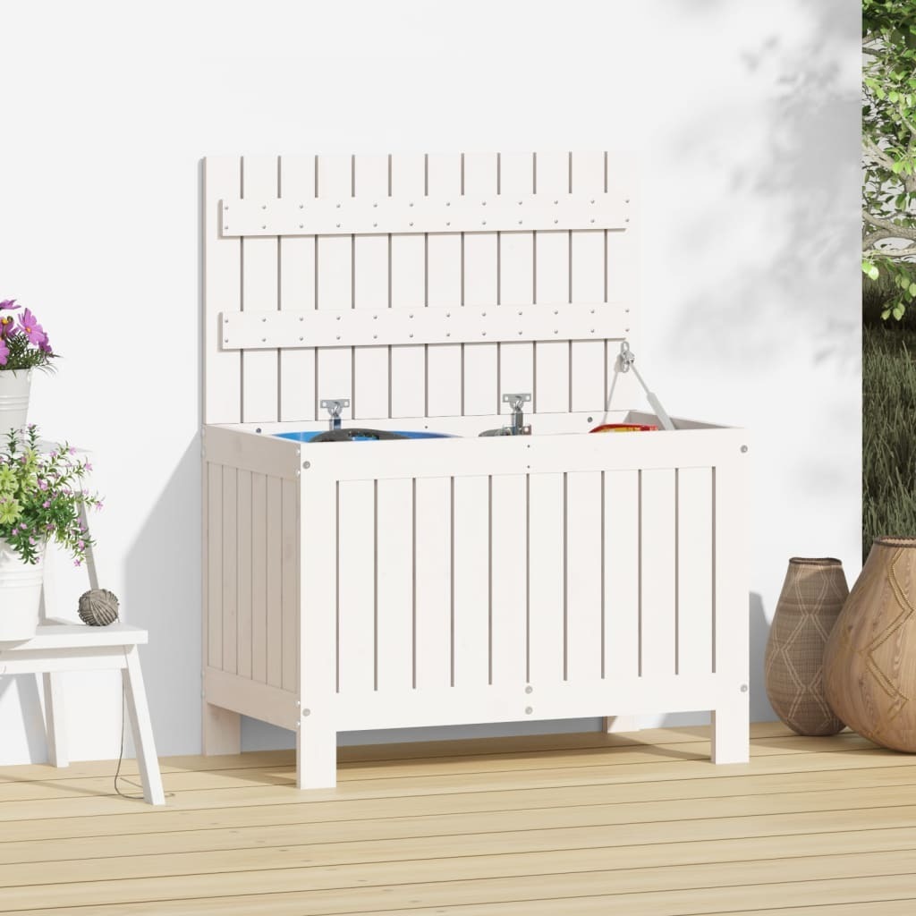 Garden Storage Box Solid Wood Pine