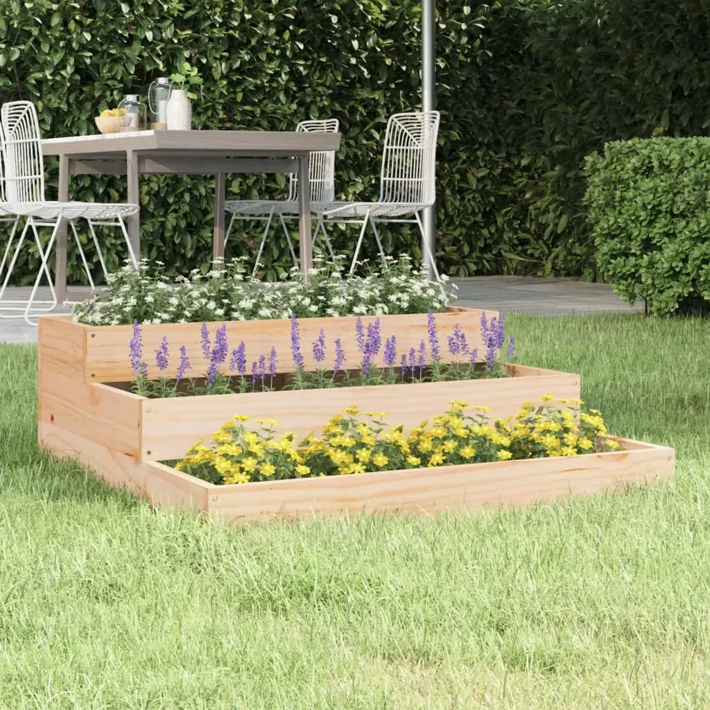 Planter Solid Wood Pine Wood Plant Pot Range 4