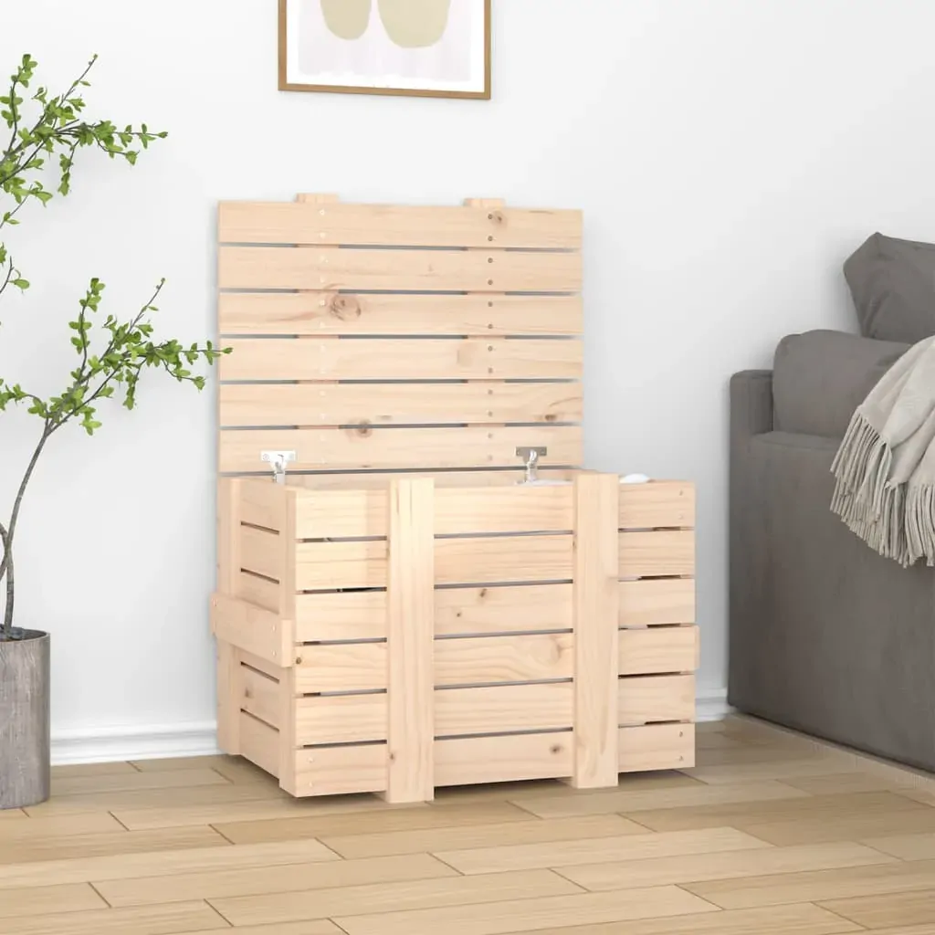 Storage Box Solid Wood Pine Outdoor Storage Boxes