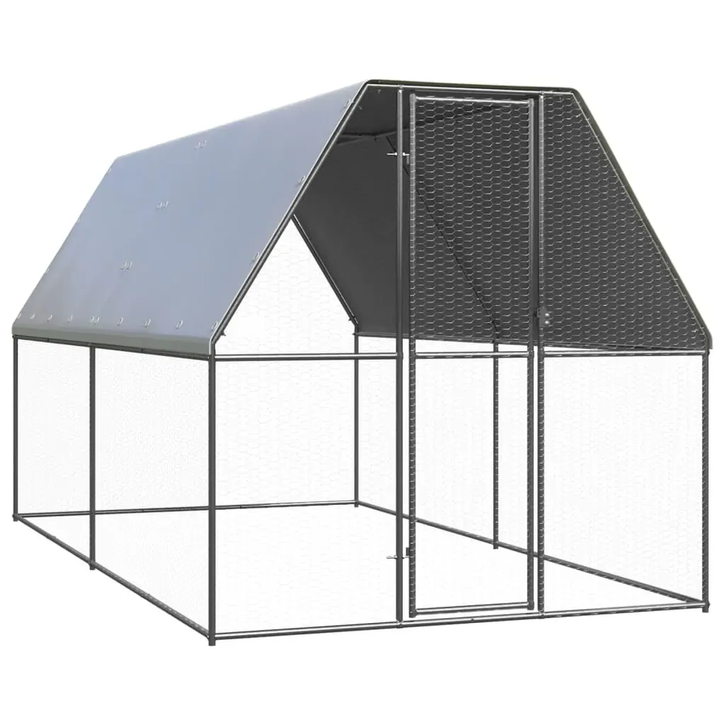 Outdoor Chicken Cage Galvanised Steel Chicken Coops