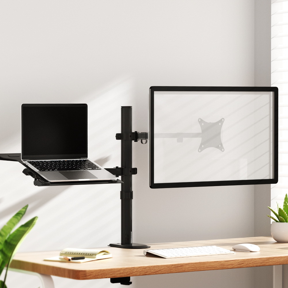 Monitor Arm Stand Laptop Tray Display Desk Mount Bracket Screen Holder