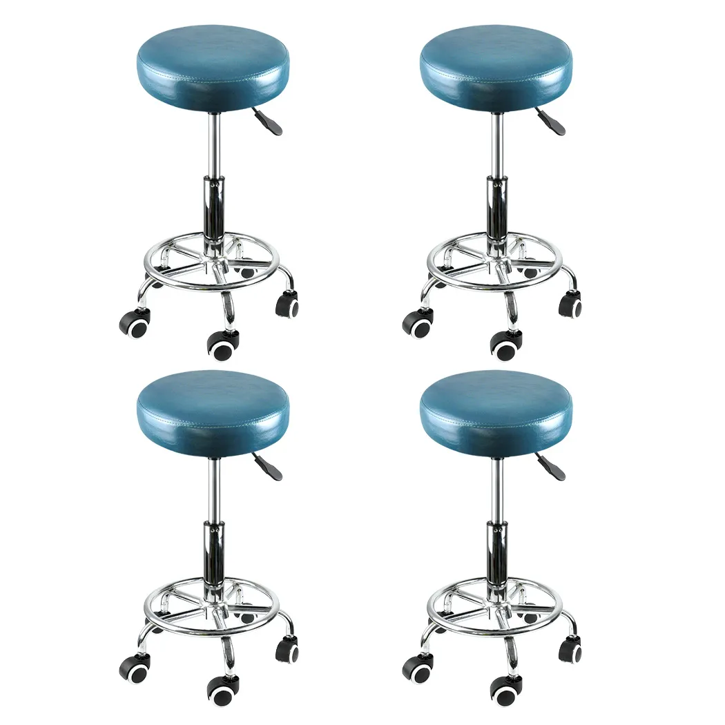 4x Barstool Swivel Salon Hairdressing