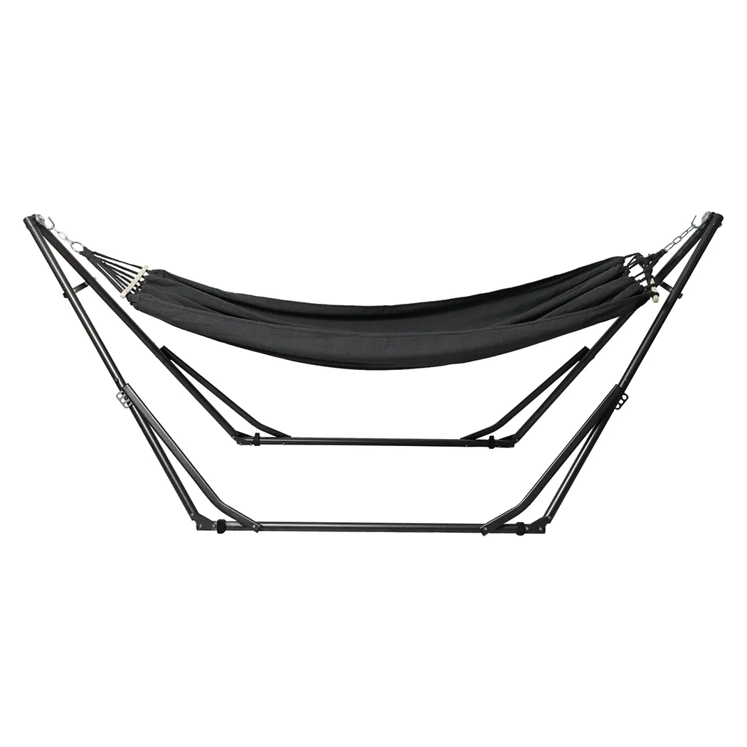 Foldable Hammock Hanging Chair with Stand Portable 3 Gear Adjustable