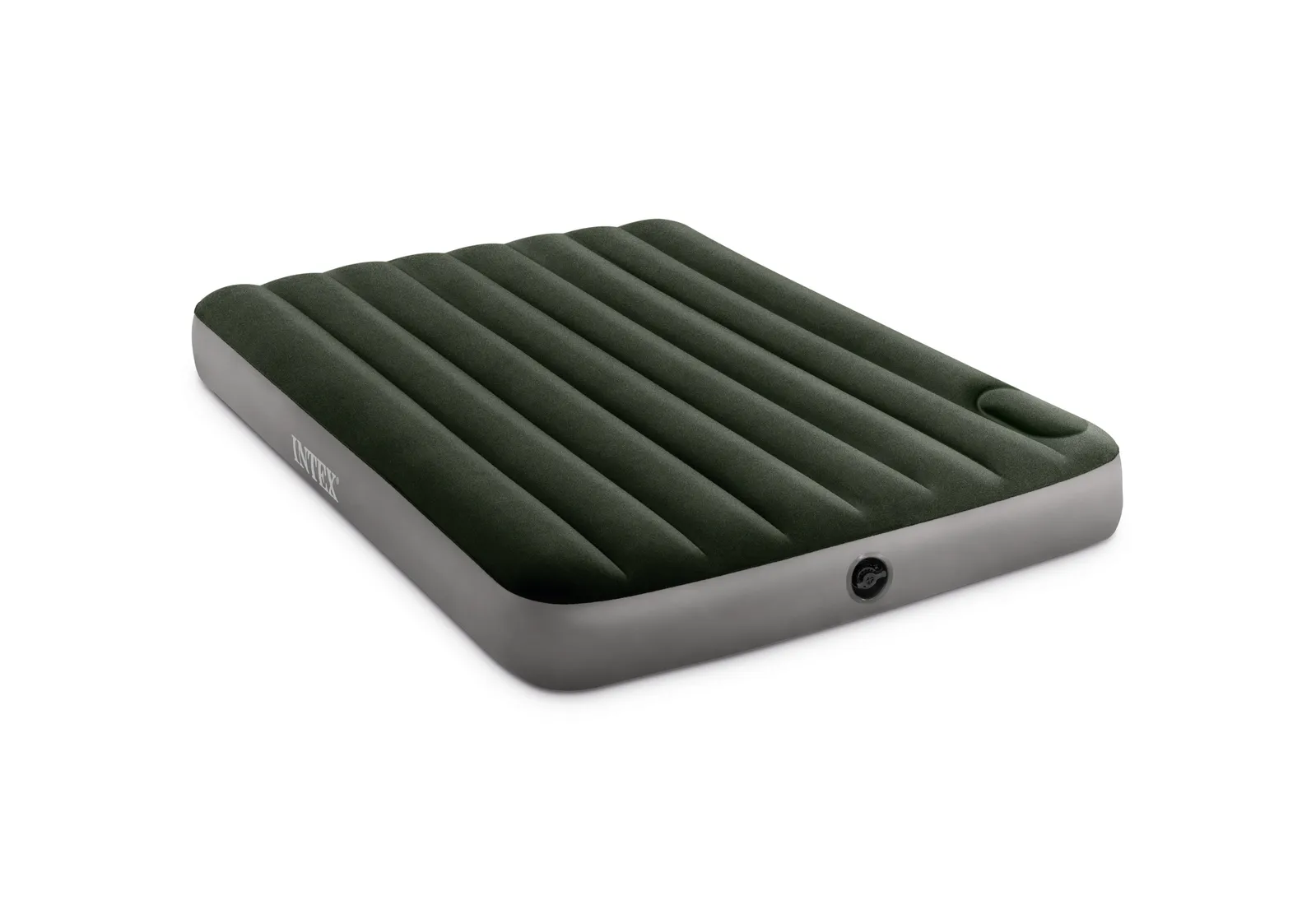 Double Dura-Beam Standard Downy Air Mattress 10" w/ Built-In Foot Pump