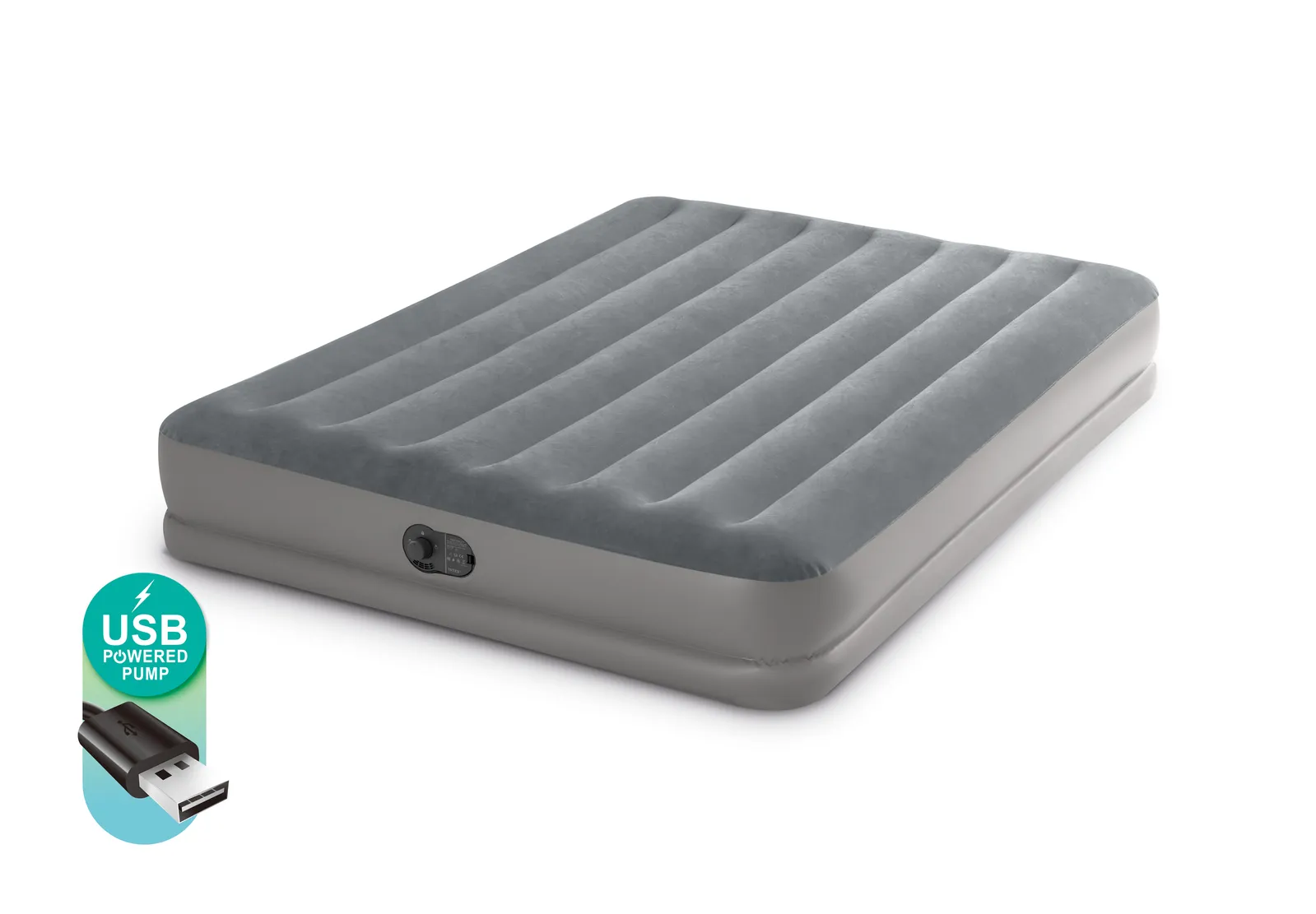Queen Dura-Beam Standard Downy Easy Comfort Air Mattress 10 w/ Hand Pump 64765