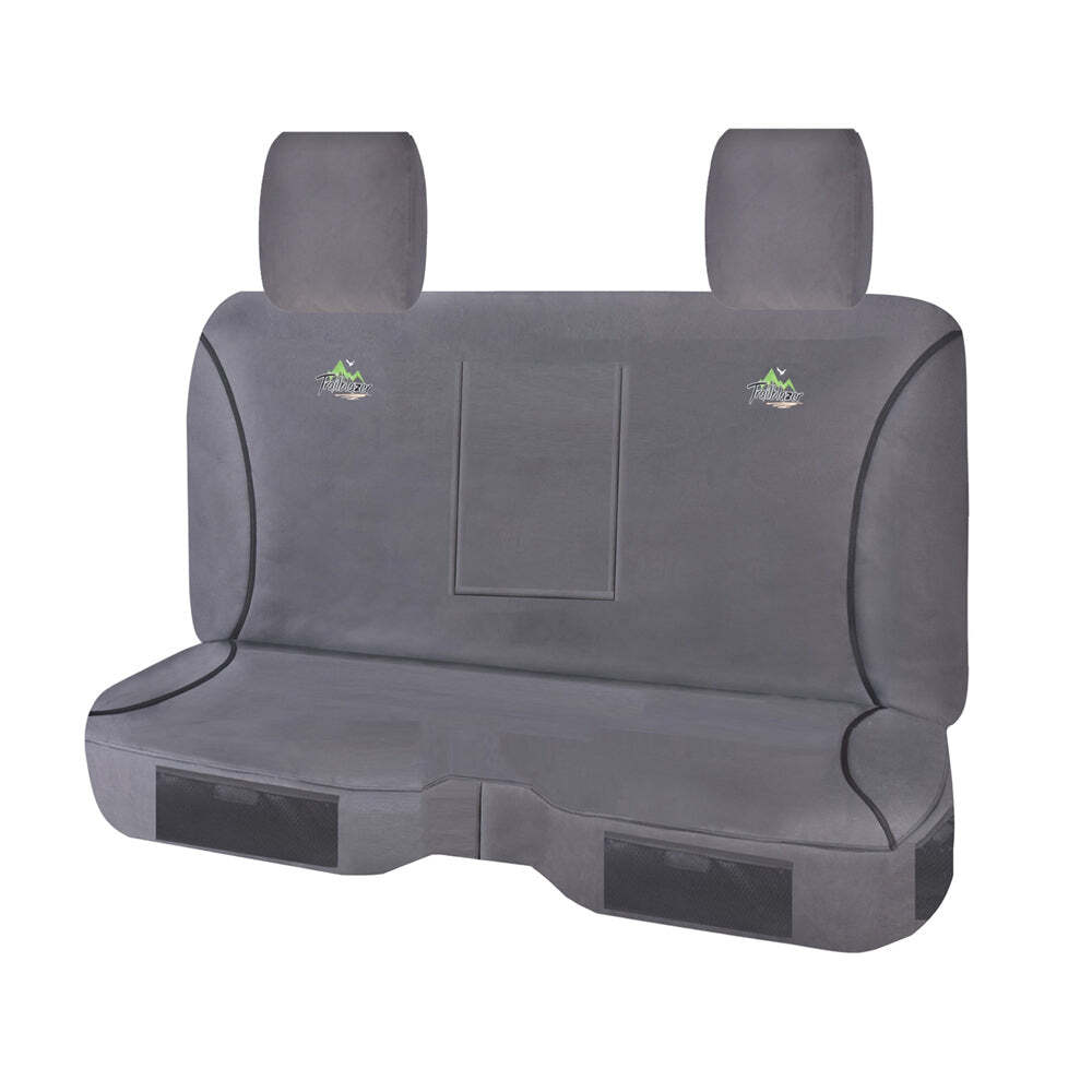 Seat Covers for FORD RANGER PJ-PK SERIES 12/2006 ? 11/2011 SINGLE CAB CHASSIS FRONT BENCH WITH A/REST CHARCOAL TRAILBLAZER