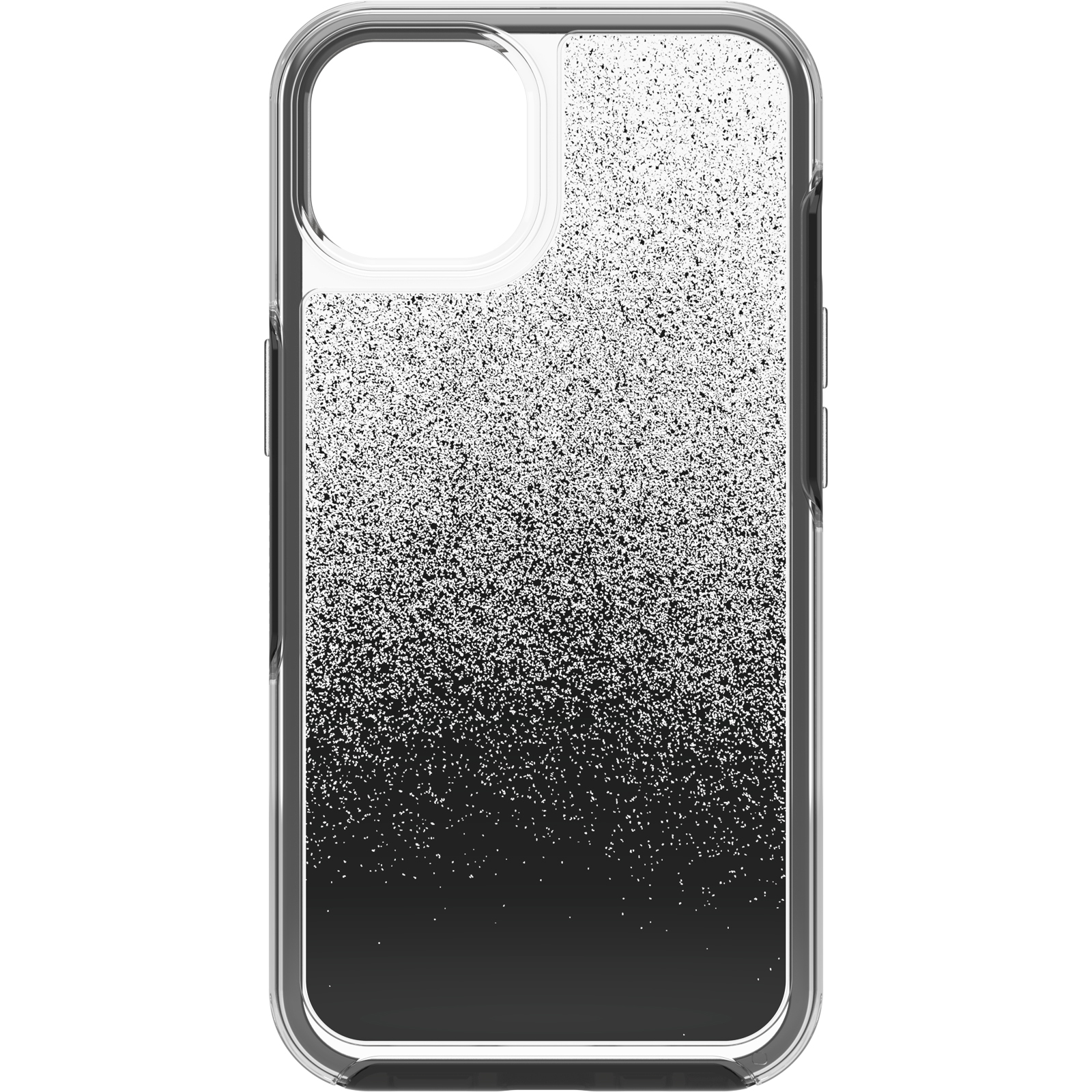 OTTERBOX Apple iPhone 13 Symmetry Series Clear Antimicrobial Case - Ombre Spray (Clear/Black) ( 77-85305), Ultra-thin design