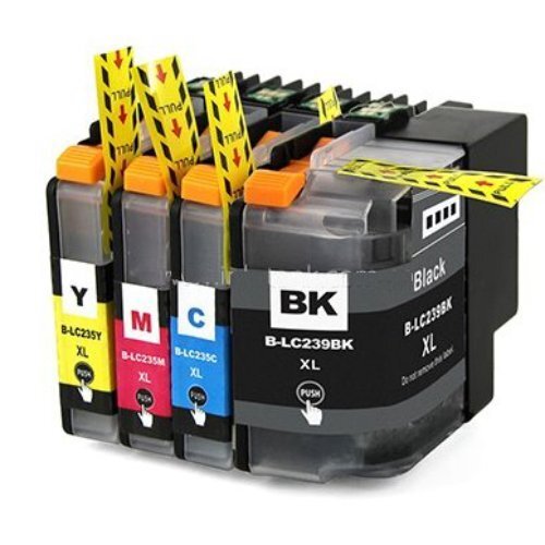 Compatible Premium Ink Cartridges LC239XL / LC235XL  Set of 4  - Bk/C/M/Y - for use in Brother Printers