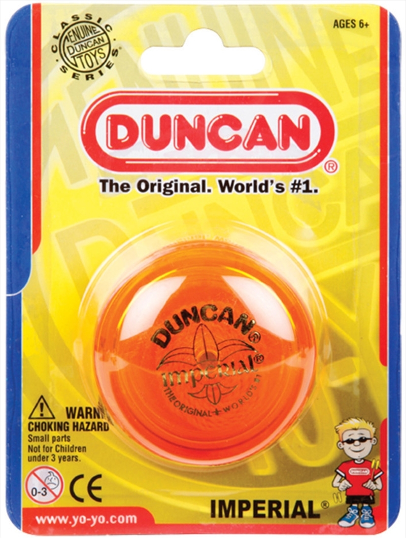 Duncan Yo Yo Beginner Imperial (Assorted Colours) SENT AT RANDOM