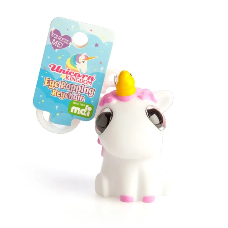 Unicorn Eye Popping Keyring Unicorn Eye Popping Keyring