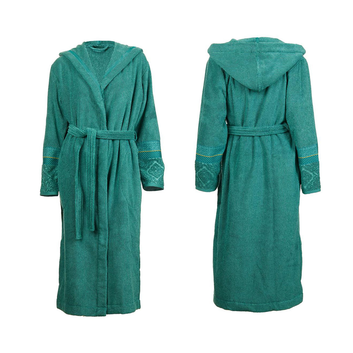 Ladies Rose Button Through Fleece Dressing Gown | Magnolia Lounge Australia
