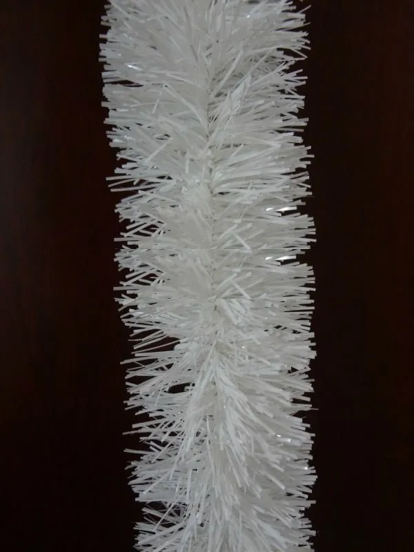 5x 2.5m Christmas Tinsel Xmas Garland Sparkly Snowflake Party Natural Home Dcor, Traditional White 5x 2.5m Christmas Tinsel Xmas Garland Sparkly Snowflake Party Natural Home Dcor, Traditional White