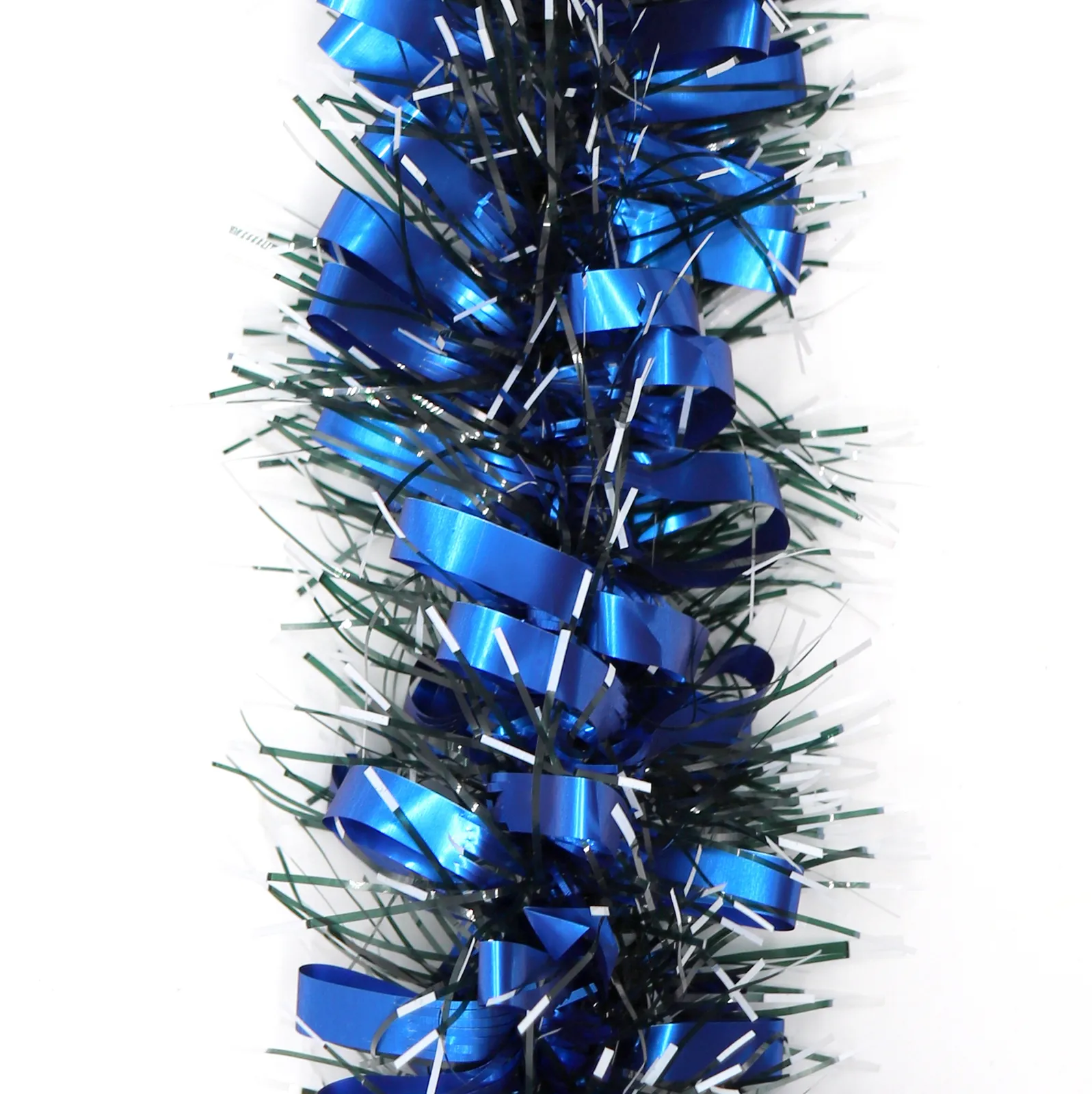 5x 2.5m Christmas Tinsel Xmas Garland Sparkly Snowflake Party Natural Home Décor, Bows (Black Blue) 5x 2.5m Christmas Tinsel Xmas Garland Sparkly Snowflake Party Natural Home Décor, Bows (Black Blue)