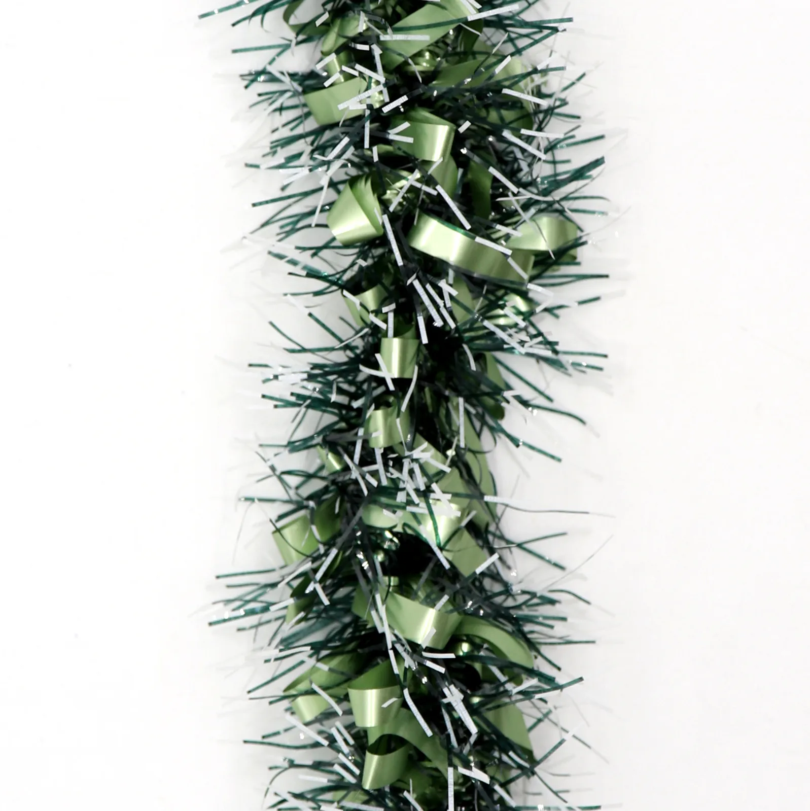 5x 2.5m Christmas Tinsel Xmas Garland Sparkly Snowflake Party Natural Home Décor, Bows (Black Light Green) 5x 2.5m Christmas Tinsel Xmas Garland Sparkly Snowflake Party Natural Home Décor, Bows (Black Light Green)