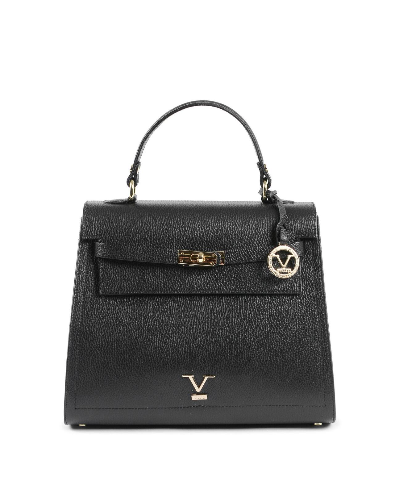 V Italia by Versace 1969 abbigliamento sportivo srl Women s Leather Handbag in Black One Size
