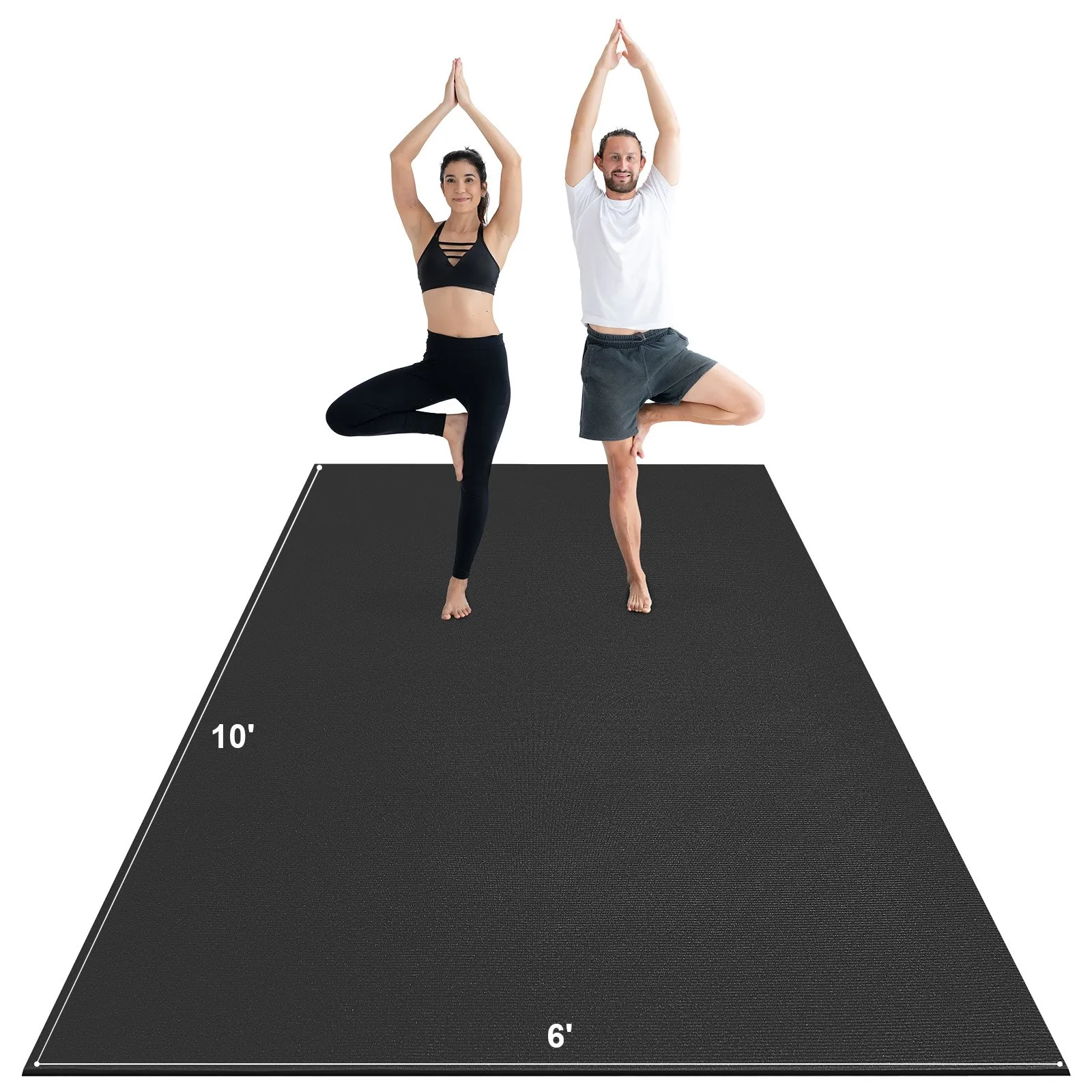 Exercise Mat, Non Slip High Density Premium Yoga Mat, Exercise Yoga Mat for Men Women, Fitness & Exercise Mat with Bag & Carry Strap, for All Types of