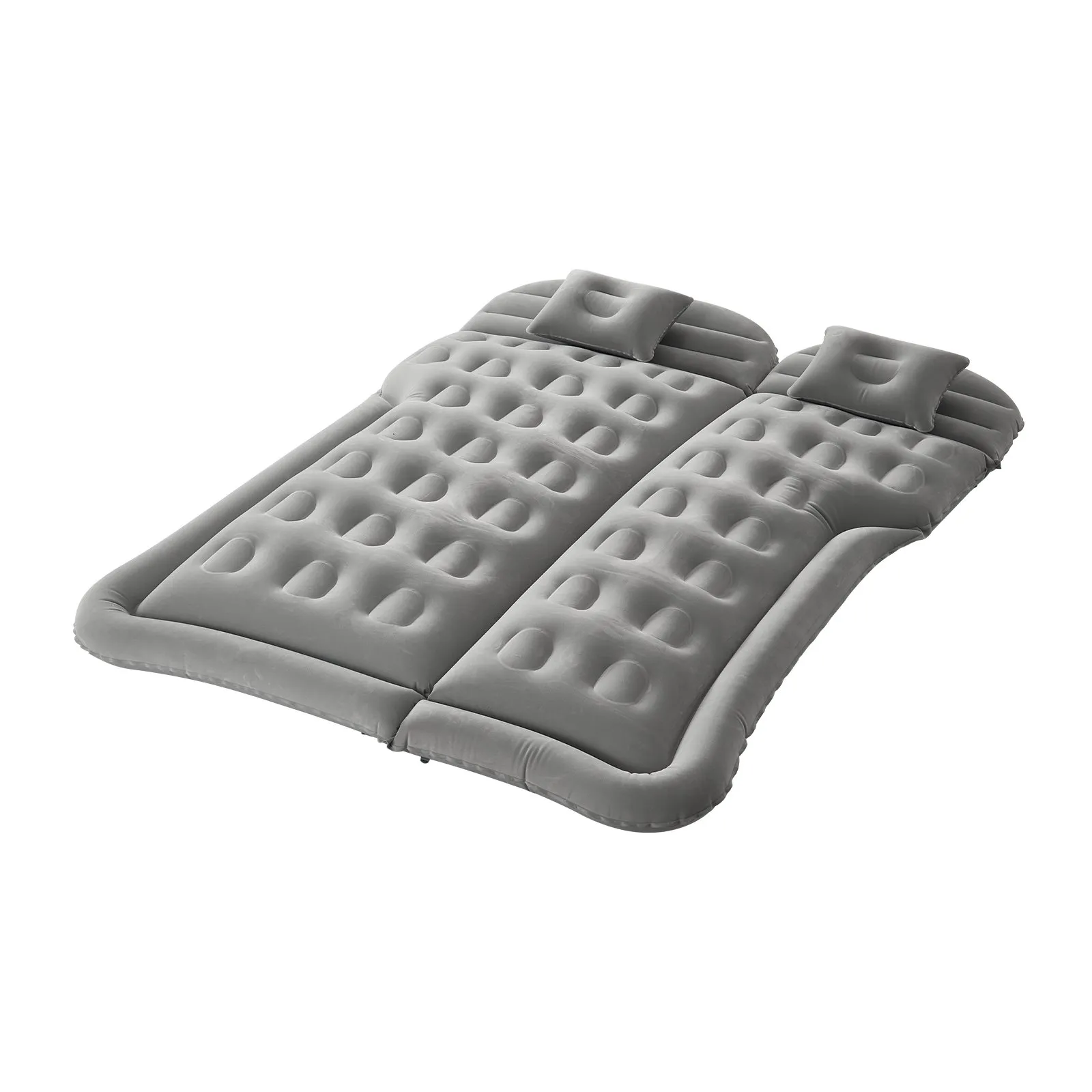 Car Air Mattress, Inflatable Car Camping Mattress, Flocking Thickened Travel Beds, Comfortable and Durable Portable Sleeping Pad with Air Pump, Nozzle