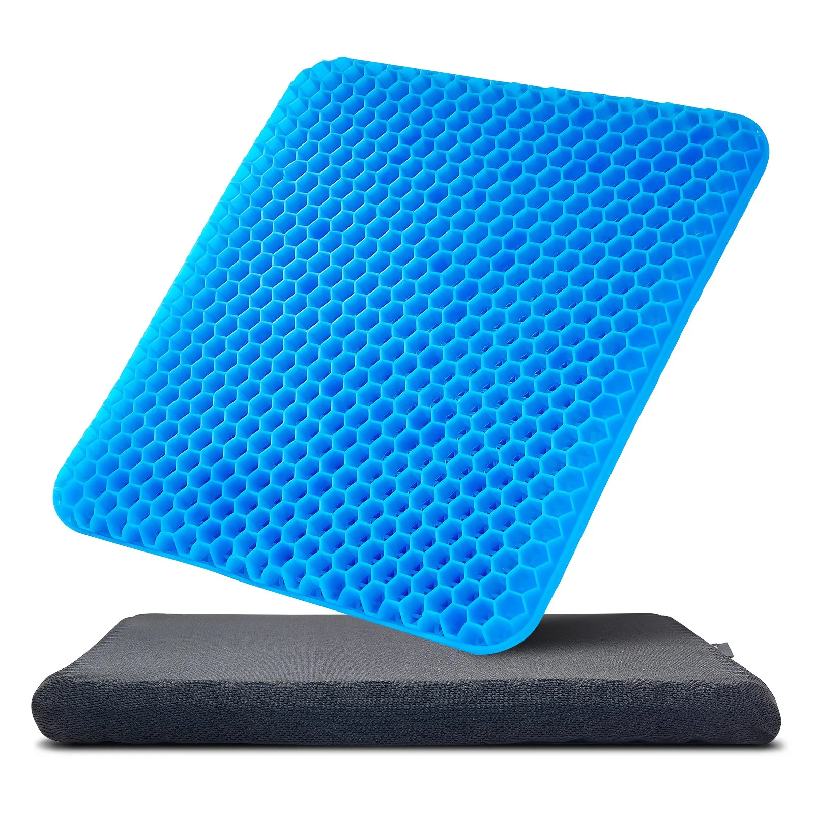 Seat¬†Cushion Cooling Gel Seat Chair Cushion for Hips Back Pressure Relief