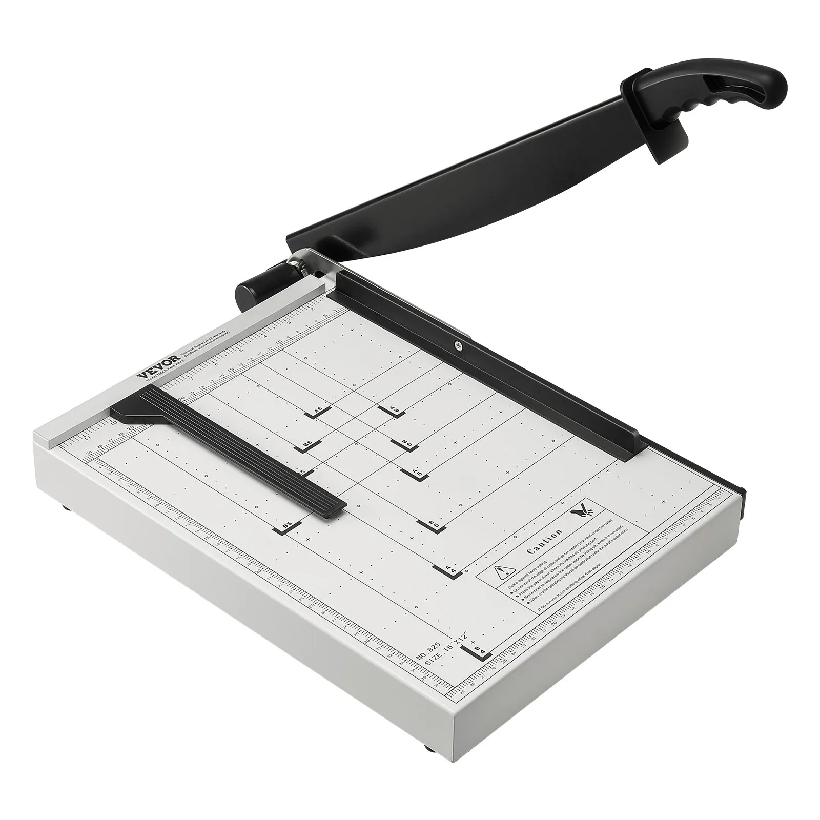 Paper Cutter, Guillotine Trimmer, 381 mm Cut Length, 16 Sheets Capacity ...