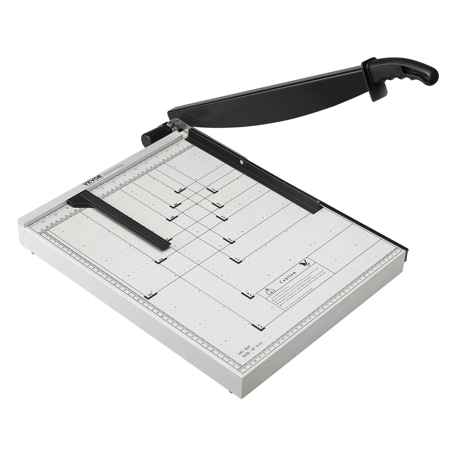 Paper Cutter, Guillotine Trimmer, 457 mm Cut Length, 20 Sheets Capacity ...