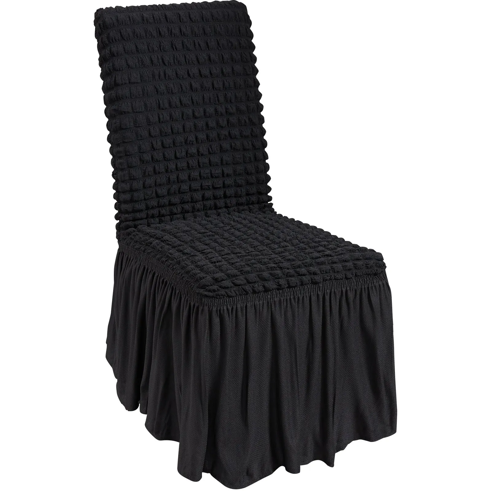 Stretch Spandex Folding Chair Covers, Universal Fitted Chair Cover with Skirt, Removable Washable Protective Slipcovers, for Wedding, Holiday, Banquet
