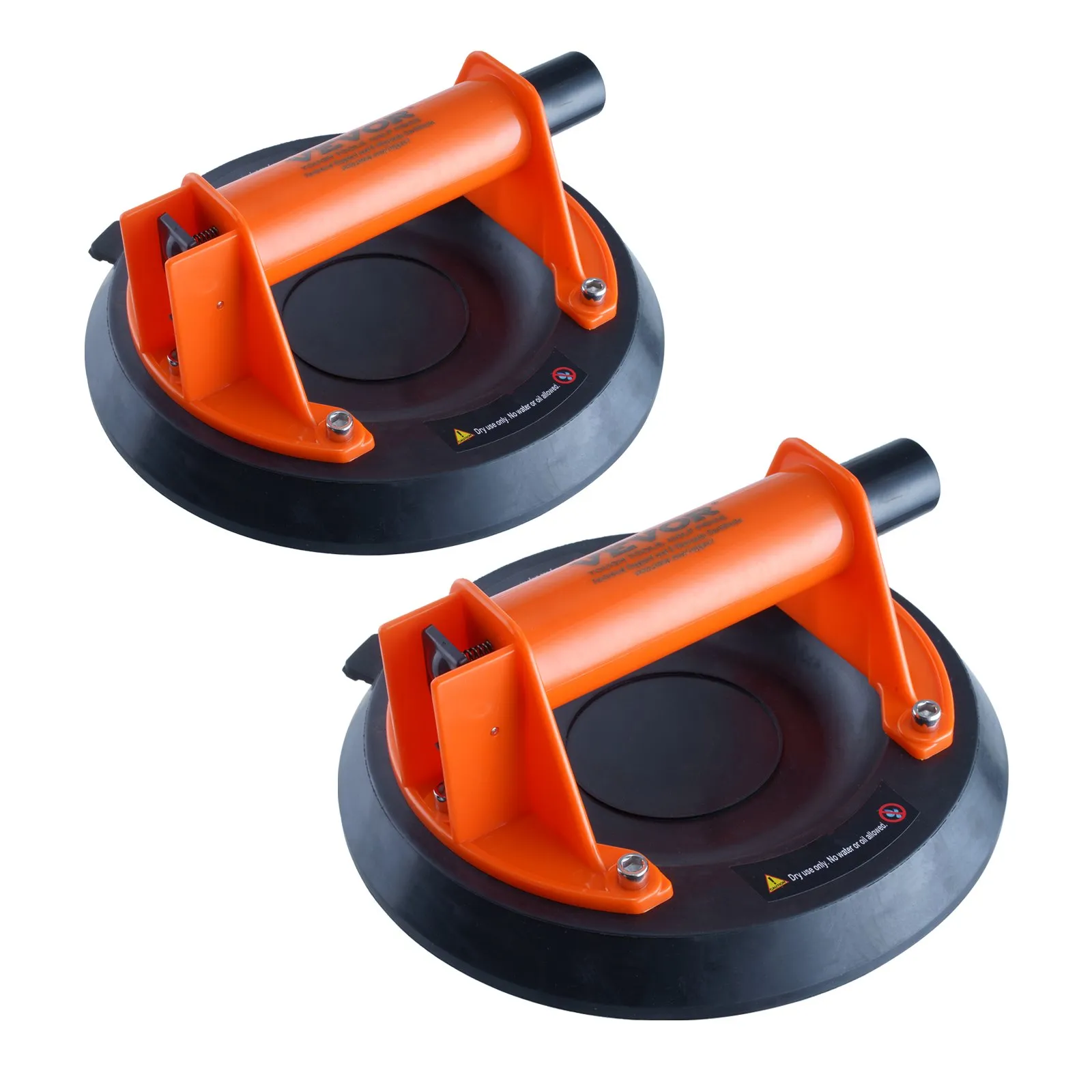 Glass Suction Cup, 203 mm 2 Pack 278 kg Capacity, Vacuum Suction Cup ...