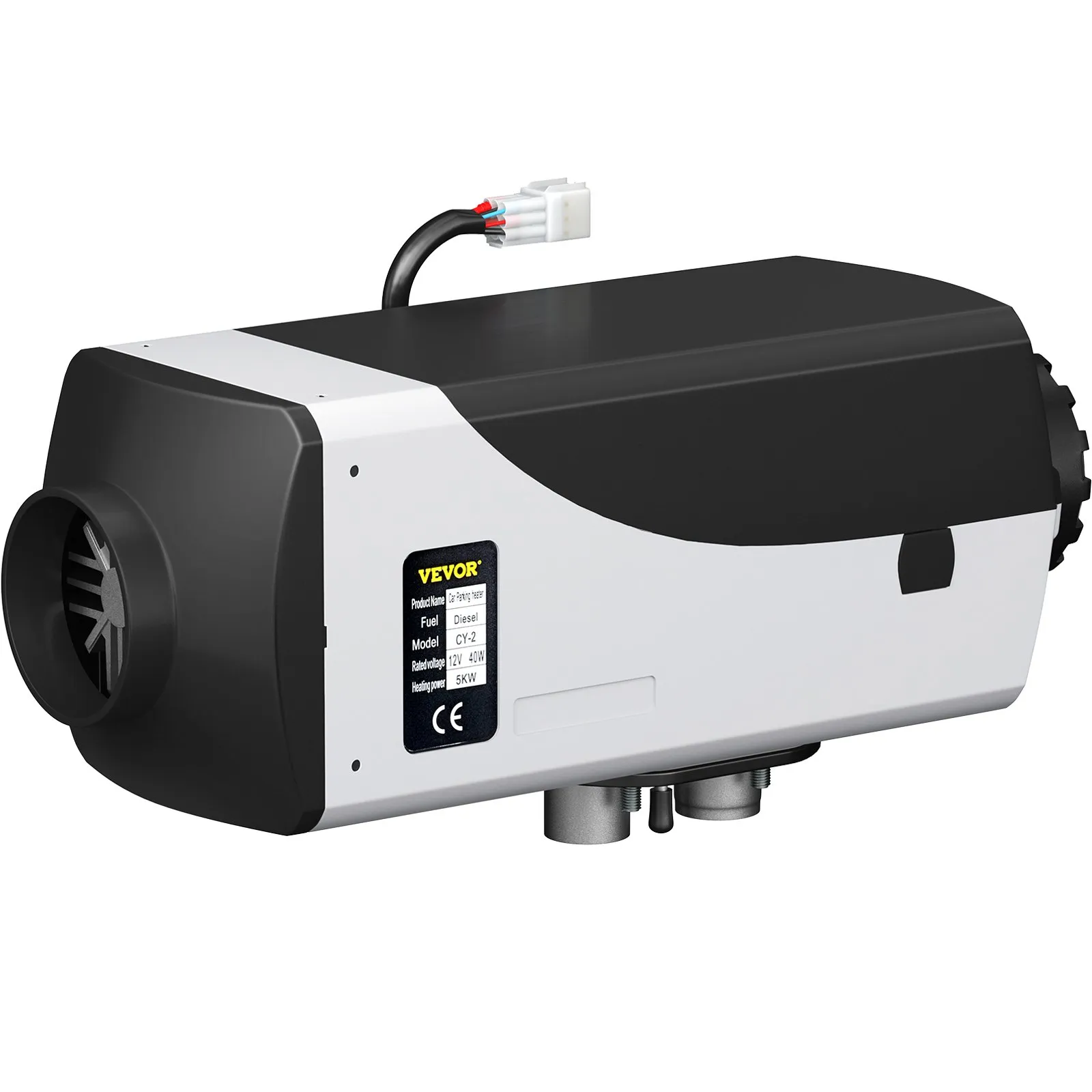 5KW Diesel Air Heater 10L Tank Diesel Heater 12V Diesel Parking Heater Muffler with LCD Thermostat and Remote Control for RV Bus Trailer Motor-home an