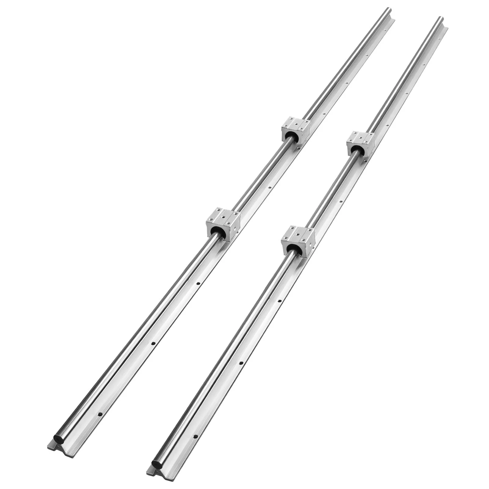 Stacking Linear Rails Linear Guide Rail Set, SBR20 1500mm, 2 PCS 59 in/1500 mm SBR20 Guide ...