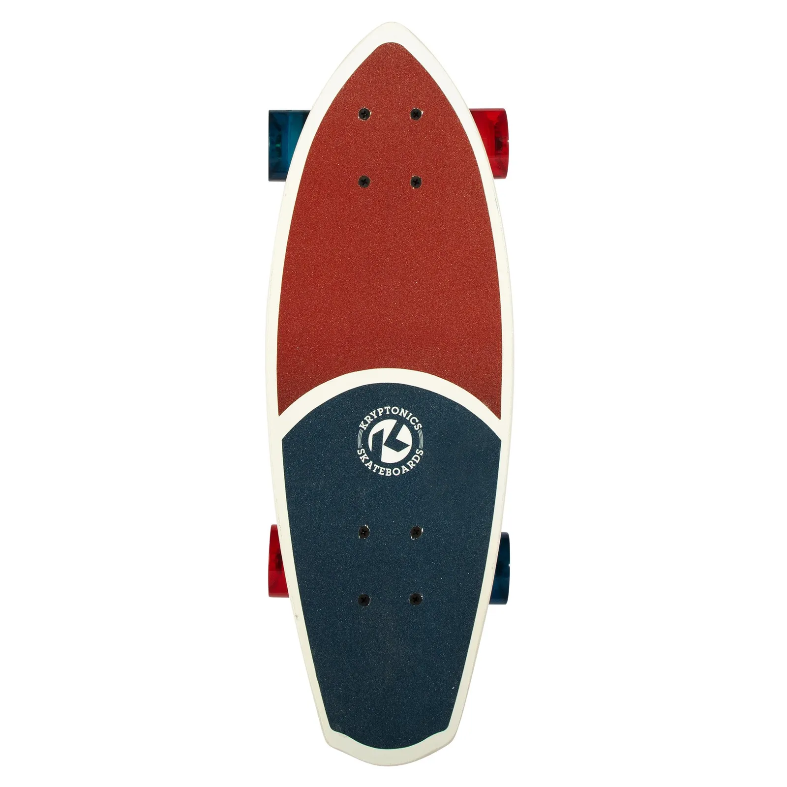 23-inch Mini Fat Cruiser Board Skateboard - Liberty Blue