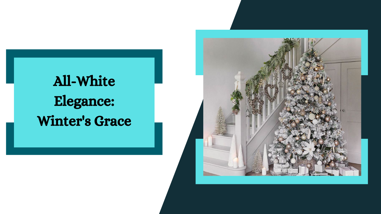 All-White Elegance Christmas tree decorating