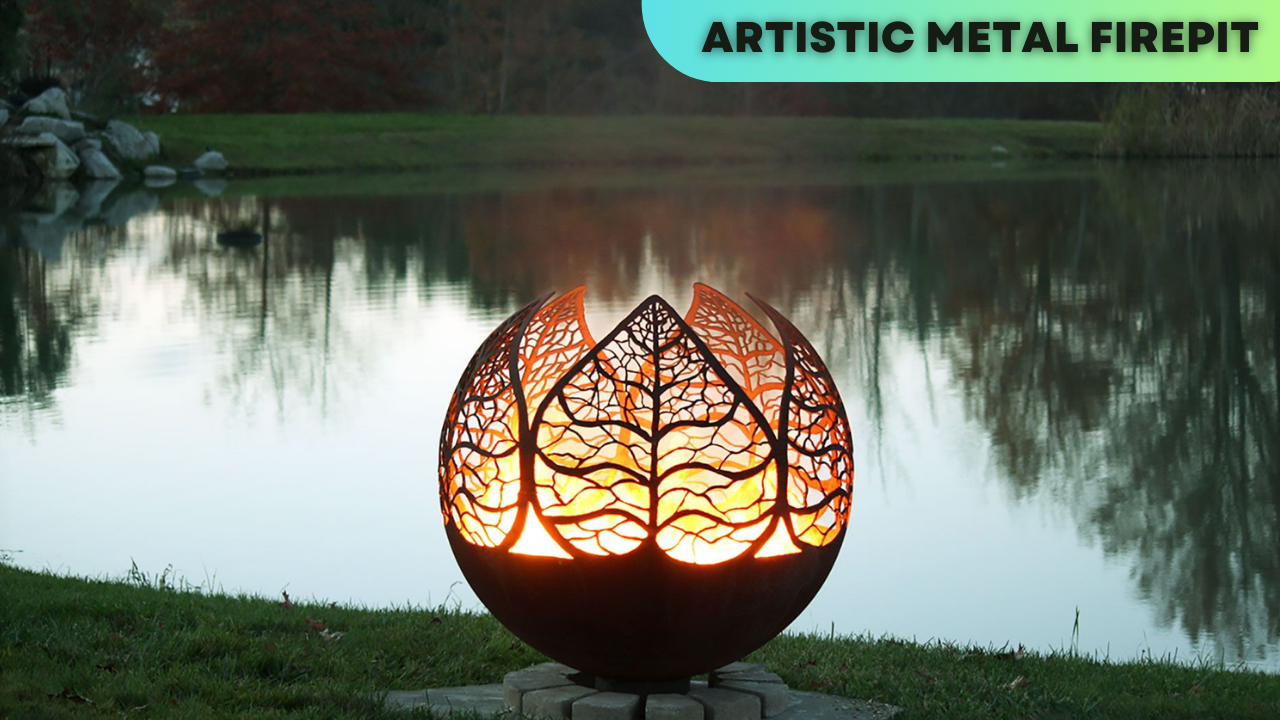 Artistic Metal Firepit