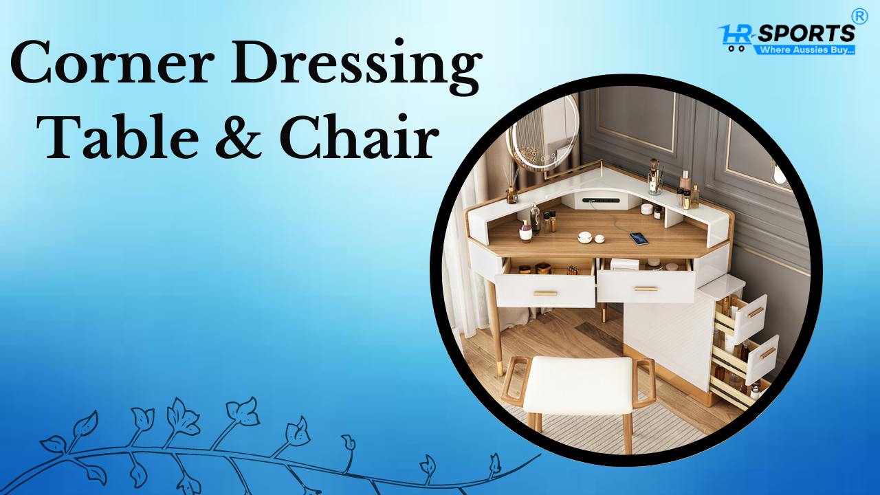 Corner Dressing Table With Chair