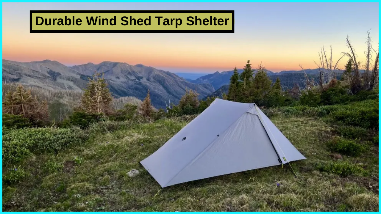 Durable Wind Shed Tarp Shelter