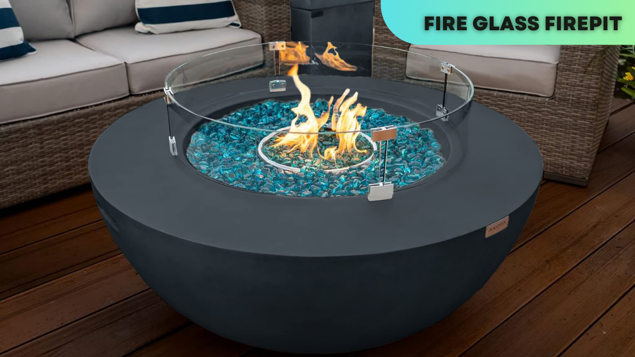 Fire Glass Firepit