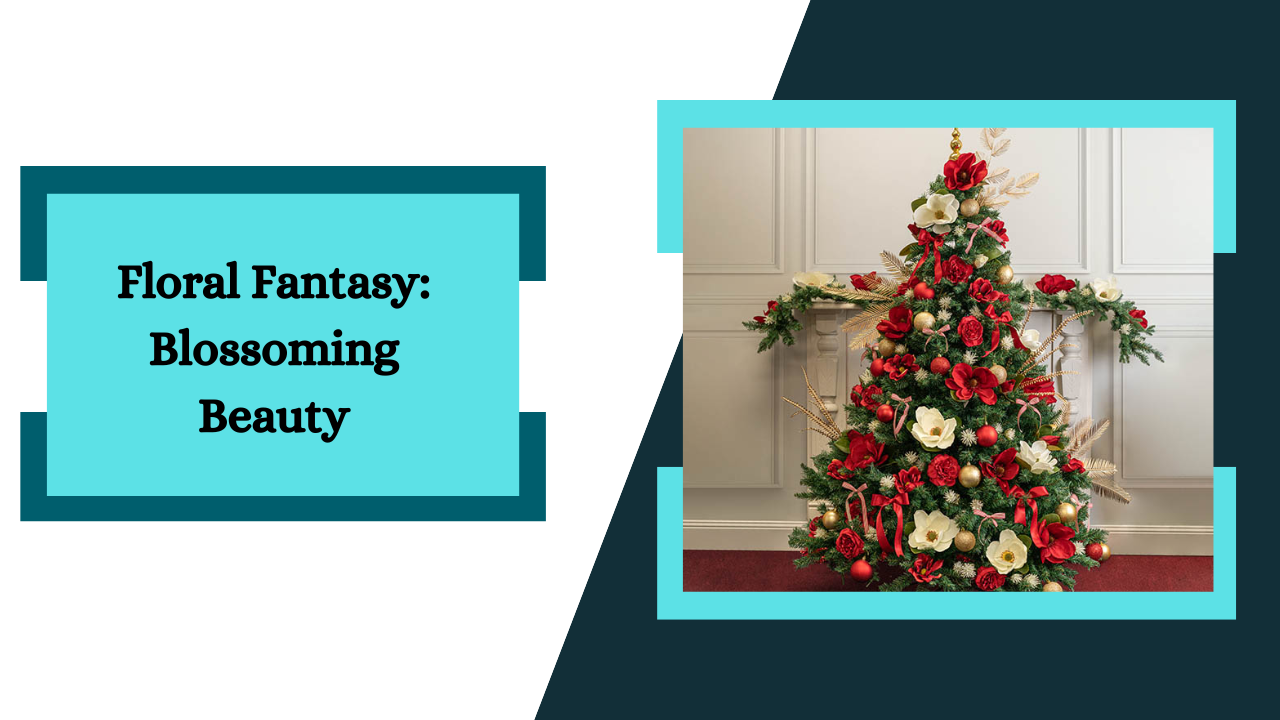 Floral Fantasy Christmas Tree