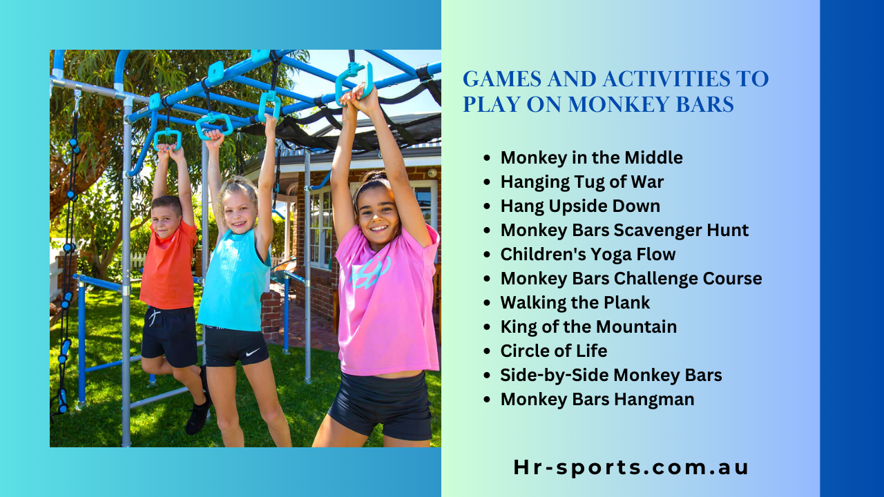 Games and Activities to Play on Monkey Bars