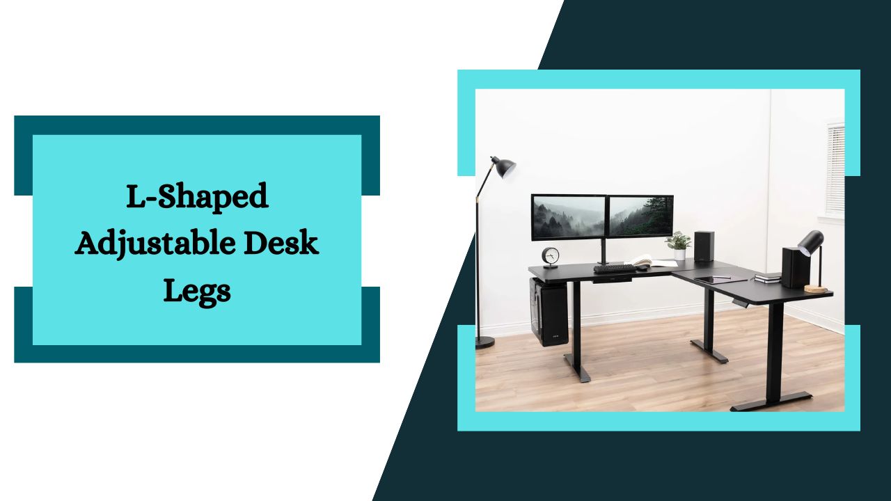 L-Shaped Adjustable Desk Legs